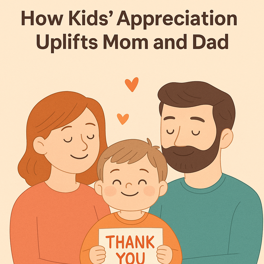 💕 The Power of a “Thank You”: How Kids’ Appreciation Uplifts Mom and Dad